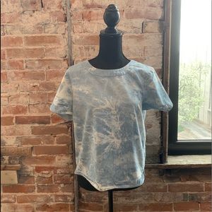 Tie- Dye zipper back top!